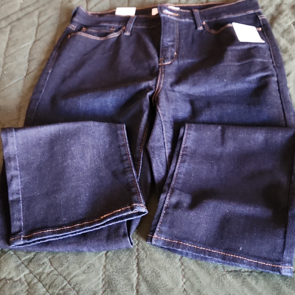 Denizen from Levi's Dark Indigo High Rise Ankle Jeans